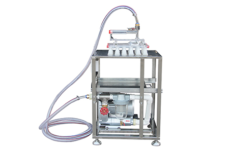 Vacuum egg lifter & accumulator (includes candling)