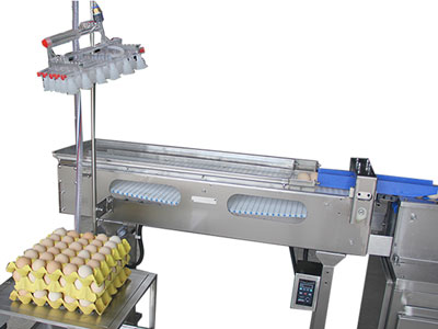 Vacuum egg lifter & accumulator (optional)