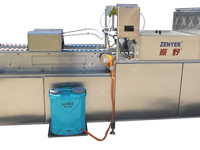 Sanitizer spraying (optional)